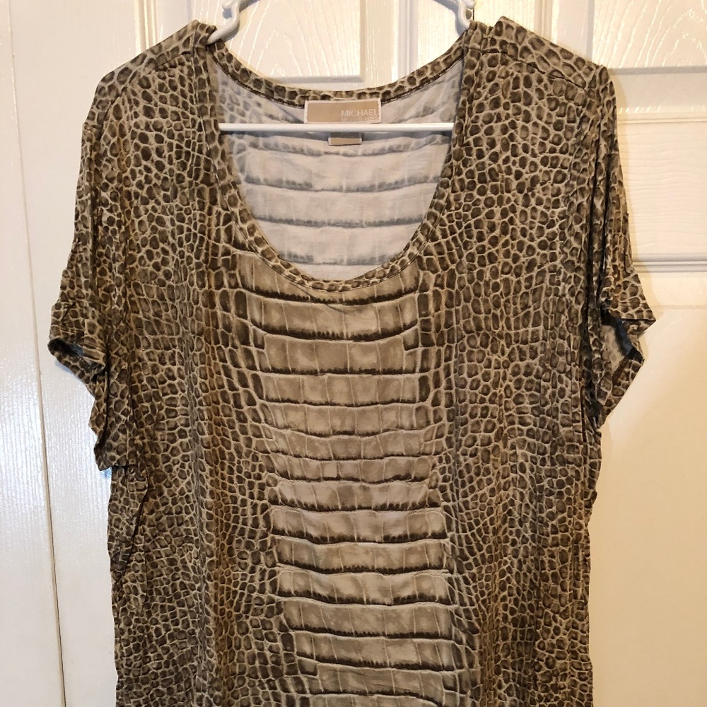 Michael Kors Animal Print Top